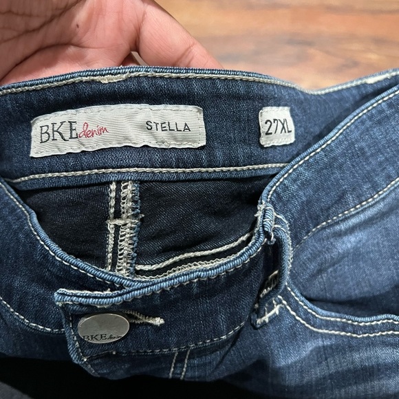 BKE Denim Classic Indigo Skinny Jeans Like New! Stella Size 27 XL - Picture 5 of 7